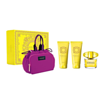 Versace Yellow Diamond Eau De Toilette Gift Set 90ml