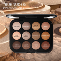 Mac Cosmetics Connect In Colour Eyeshadow Palette x 12 12.2g - Shade :  Unfiltered Nudes