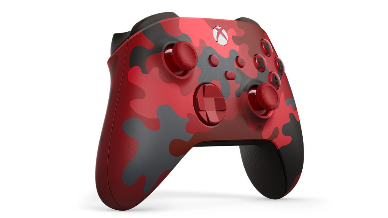 xbox series x controller red camo