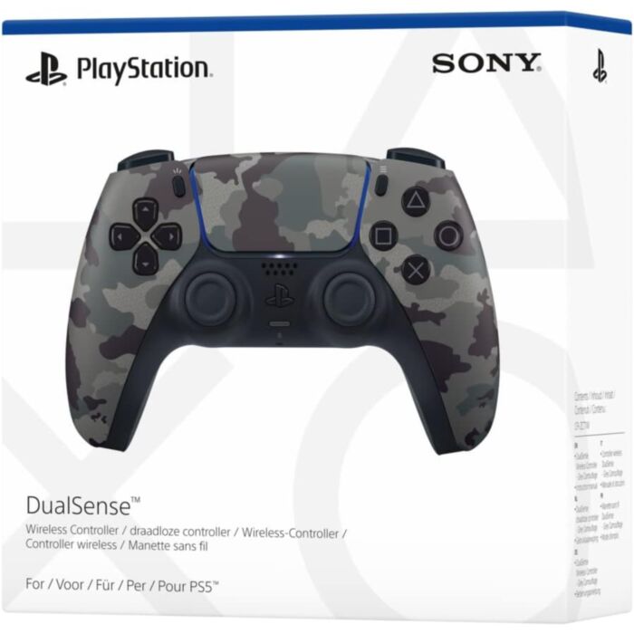 PlayStation 5 DualSense Wireless Controller - Grey Camo