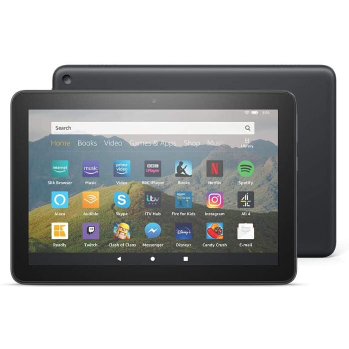 Amazon Fire HD Tablet: 8 inches, 2GB RAM, 32GB Storage, with Ads - Black