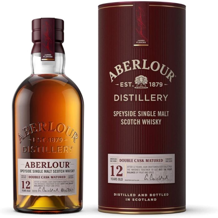 Aberlour 12 Year Old Single Malt Scotch Whisky with Giftbox, 70cl