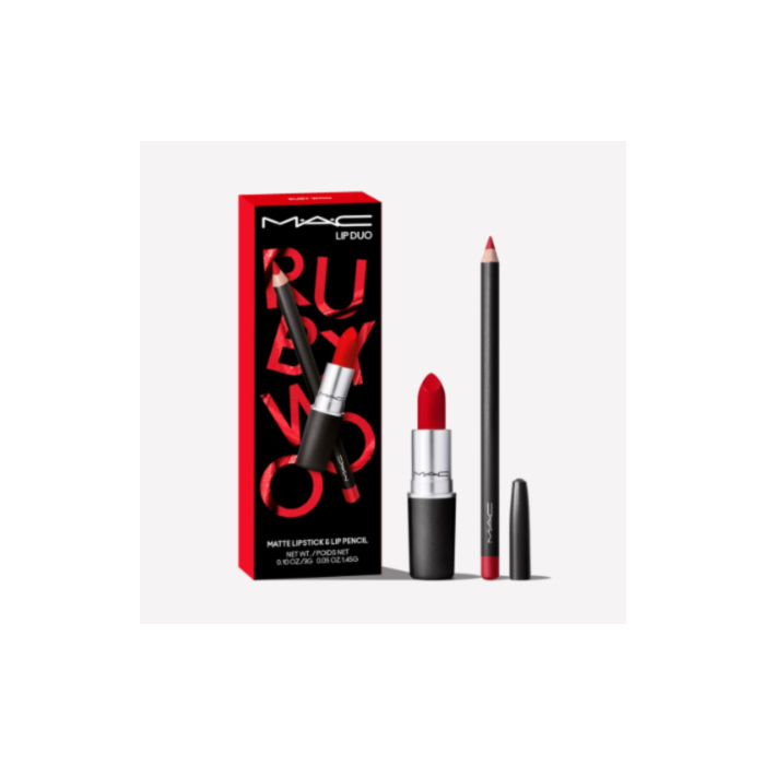 Mac Ruby Woo Lip Duo Matte Lipstick & Lip Pencil 3.3g