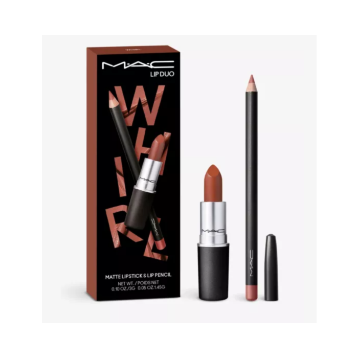 Mac Lip Duo Whirl Matte Lipstick & Lip Pencil 3.3g