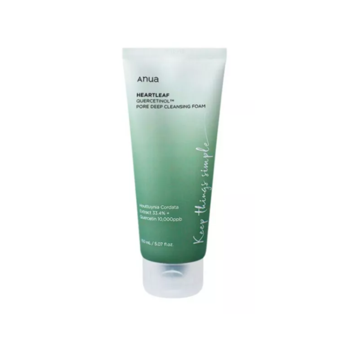 Anua Heartleaf Quercetinol Pore Deep Cleansing Foam  150ml