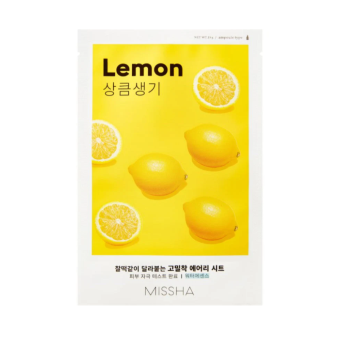 Missha Airy Fit Beauty Sheet Mask Lemon 1 Sheet 19 g