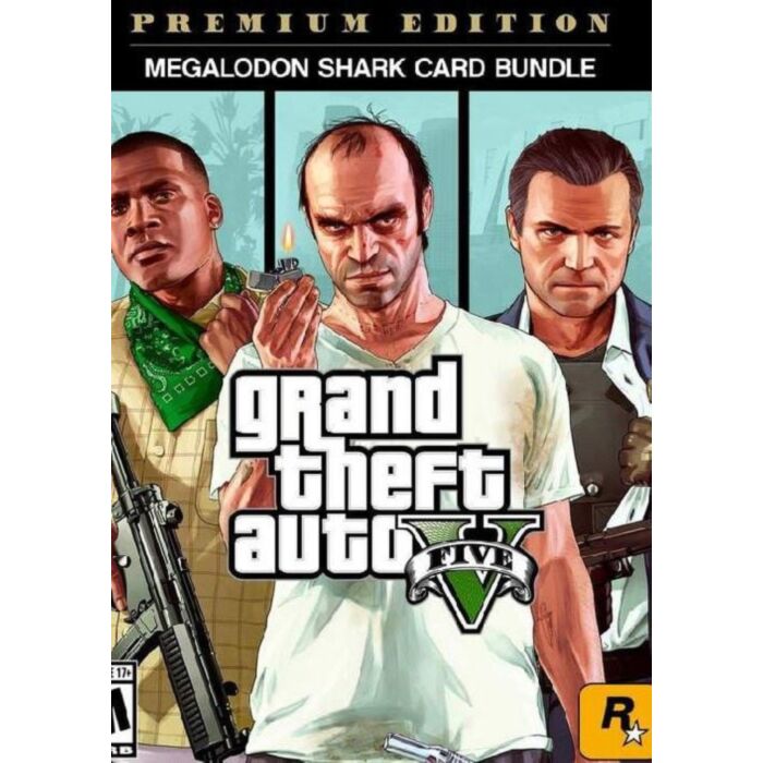 Grand Theft Auto V: Premium Edition & Megalodon Shark Card Bundle - Xbox One/Instant Digital Download