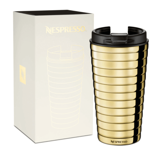 Nespresso Touch Travel Mug - Gold