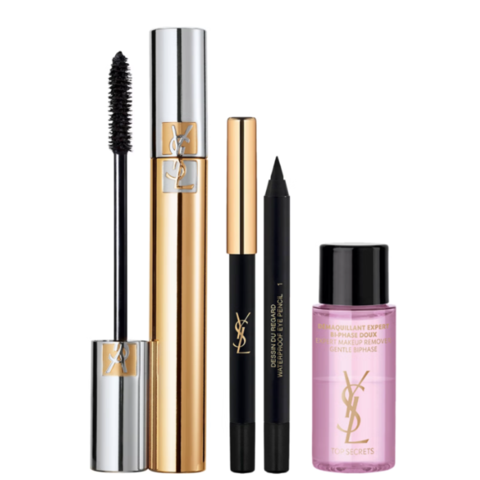 Yves Saint Laurent Mascara Faux Effect Cills, Mini Dessin du Rouge and Biphase Set (Worth £49.00)