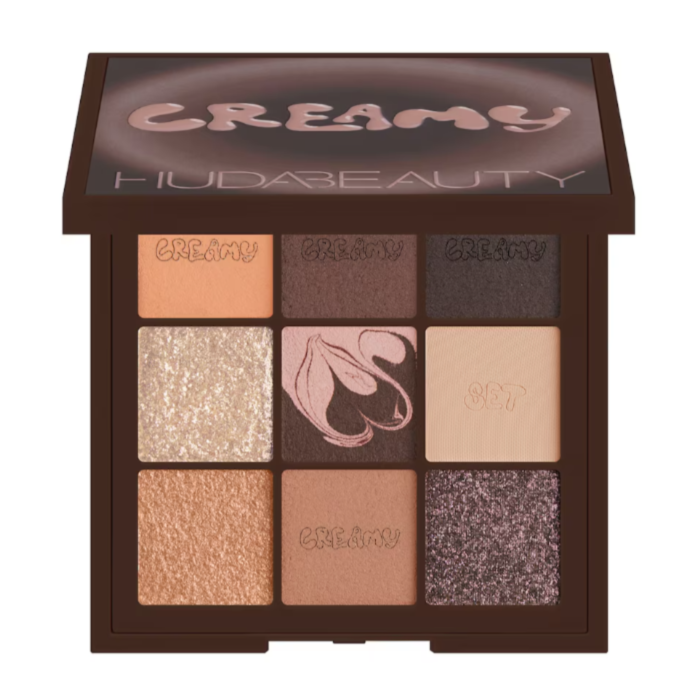 Huda Beauty Creamy Obsessions Eyeshadow Palette 8.22g - Shade : Neutral Brown Creamy