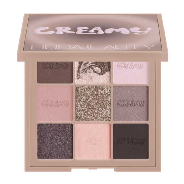 Huda Beauty Creamy Obsessions Eyeshadow Palette 8.22g - Shade : Greige Creamy Obsessions