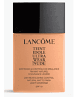 Lancome Teint Idole Ultra Wear Nude 24H Wear & Shine Control Natural Matte Finish-Light Coverage;  Shade: 03 Beige Diaphane 40ml