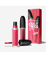 Mac Superstar Kiss It Twice Powder Kiss Liquid Duo Best Sellers 2x5ml - Shade : Billion $ Smile (984) A Little Tamed (988)