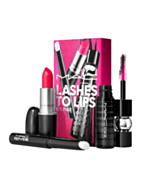 MAC Lashes To Lips Kit : Pink Relentlessly Red (706) Black Stack