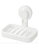 TISKEN Soap Dish with Suction Cup - White