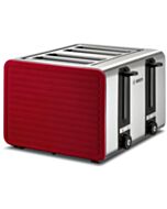 BOSCH Silicone TAT7S44GB 4-Slice Toaster – Red